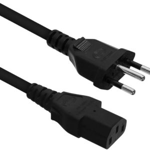 1M 1.5M 1.8M Brazil NBR14136 Plug Power Cables IEC320 C5 AC Power Cord 2 Pin 3 Pin Plug Power Cable for Brazilian