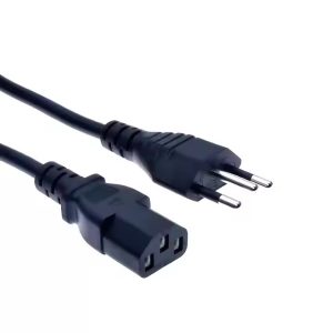 Brazil To C13 Power Cable Type-n Round 3 Pins To Iec Connect Cord  Brazil Power Cord